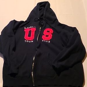 2005 Paul McCartney Tour Sweatshirt Navy Blue. Size XL